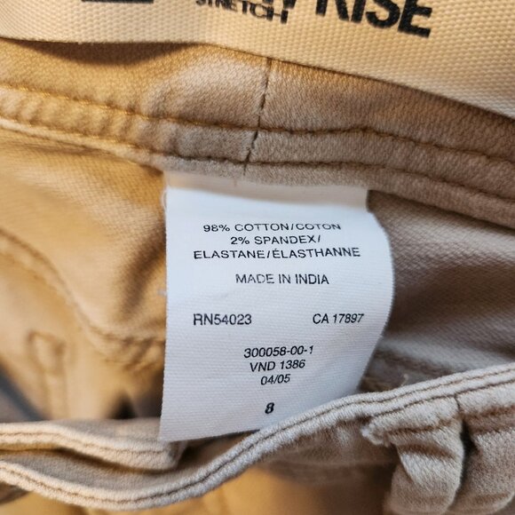 Gap Low Rise Stretch Jeans Flare Leg Carpenter Cargo Y2K Womens Size 8 EUC - Picture 13 of 16